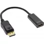 InLine DisplayPort į HDMI adapteris su garsu, DisplayPort M / HDMI F, 4K/60Hz
