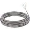 InLine telefono kabelis 8 gyslų viengyslis montavimui 4x2x0,6mm ekranuotas 25m