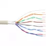 InLine telefono kabelis 12 laidų kietas montavimui 6x2x0,6 mm ekranuotas 25 m