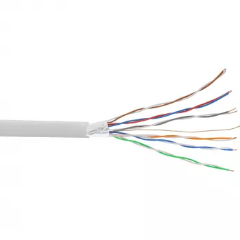 InLine telefono kabelis 12 gyslų kietas montavimui 6x2x0,6mm ekranuotas 100m