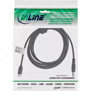 InLine USB-C į ASUS/Lenovo nešiojamojo kompiuterio (apvalus) įkrovimo laidas, 2 m