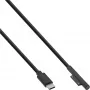 USB-C į Surface įkrovimo laidas InLine 26670B 3 m
