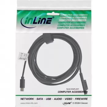 USB-C į Surface įkrovimo laidas InLine 26670B 3 m