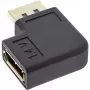 InLine DisplayPort adapteris DisplayPort kištukas lizdas kairysis kampinis 17199L