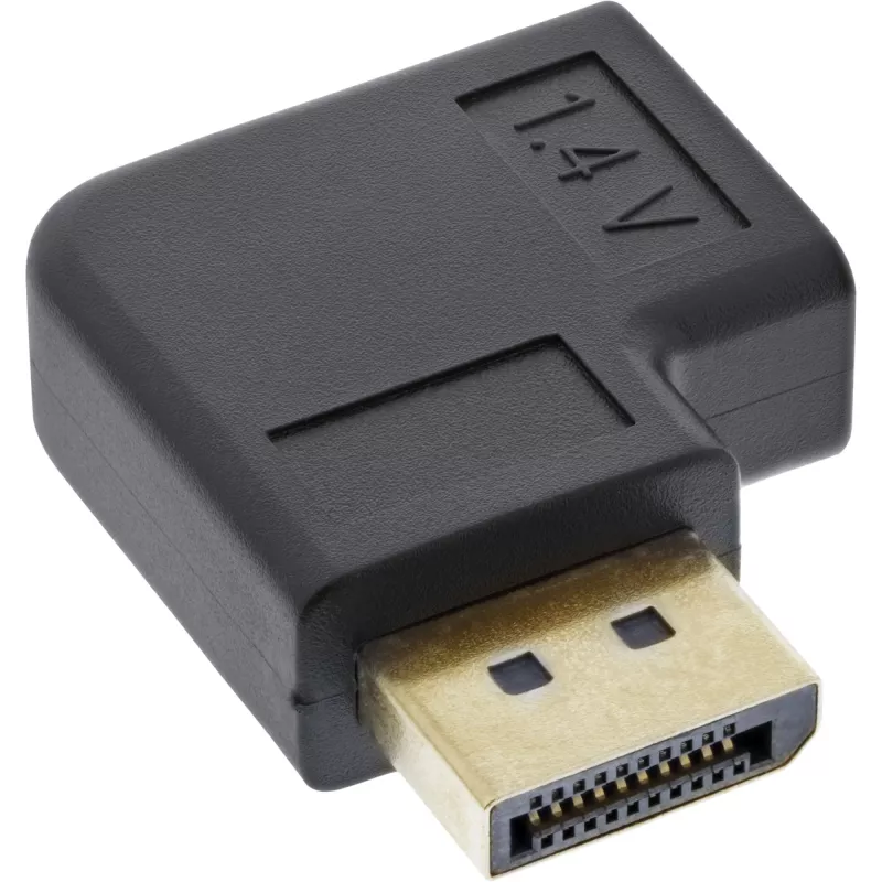 InLine DisplayPort adapteris DisplayPort kištukas lizdas kairysis kampinis 17199L
