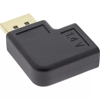 InLine DisplayPort adapteris, DisplayPort vyriškas / moteriškas stačiu kampu