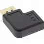 InLine DisplayPort adapteris, DisplayPort vyriškas / moteriškas stačiu kampu