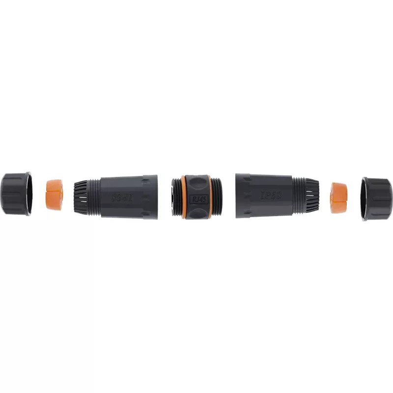 InLine Cat.6A mova, vandeniui atspari IP68, 2x RJ45 F/F, 1:1
