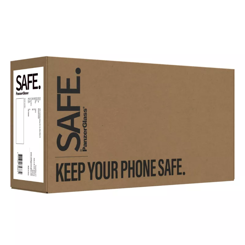Apsauginis stiklas PanzerGlass SAFE Samsung Galaxy A55 5G — Ultra-Wide Fit, atsparus įbrėžimams ir smūgiams, 50 vnt.