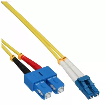 InLine 88656N Šviesolaidinis dupleksinis kabelis LC/SC 9/125µm OS2 3m