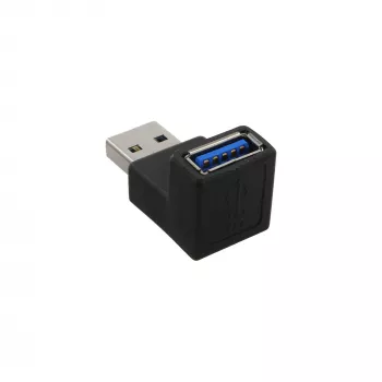USB 3.0 adapteris A kištukas / A lizdas 90° lenktas InLine 35300R