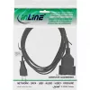 InLine Euro tipo C kištukinis ilgintuvas kištukas / lizdas, juodas, 3 m