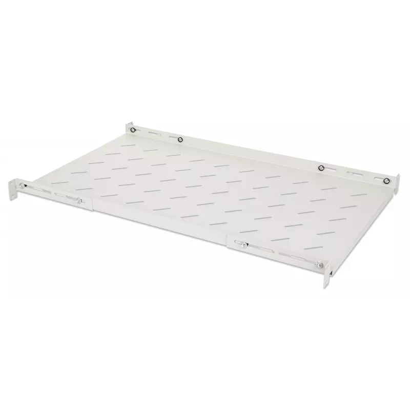 Intellinet 19 colių fiksuota lentyna (reguliuojama), 1U, 750 mm gylis, reguliuojamas bėgelių gylis 750–950 mm, maks. 20 kg, pilka, garantija visam gyvenimui