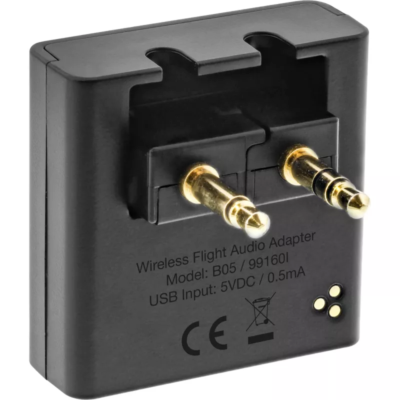InLine Bluetooth garso siųstuvas lėktuvui, BT 5.0, aptX HD/LL