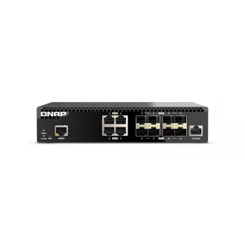 QNAP QSW-M3212R-8S4T valdomas tinklo jungiklis 10G Ethernet (100/1000/10000) 1U