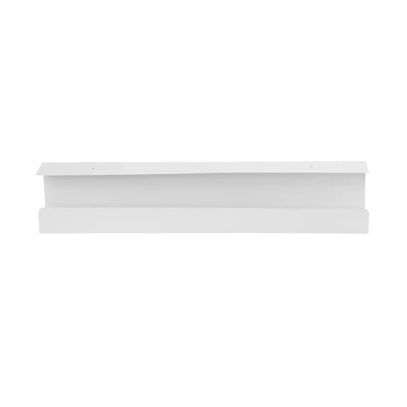 InLine po stalu kabelių tvarkymo sistema 23190W — plieninė, balta, 114×600×76 mm