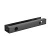 Kabelių tvarkymo sistema po stalu InLine 23190B, plieninė, juoda, 114×600×76 mm