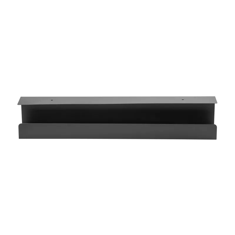 Kabelių tvarkymo sistema po stalu InLine 23190B, plieninė, juoda, 114×600×76 mm