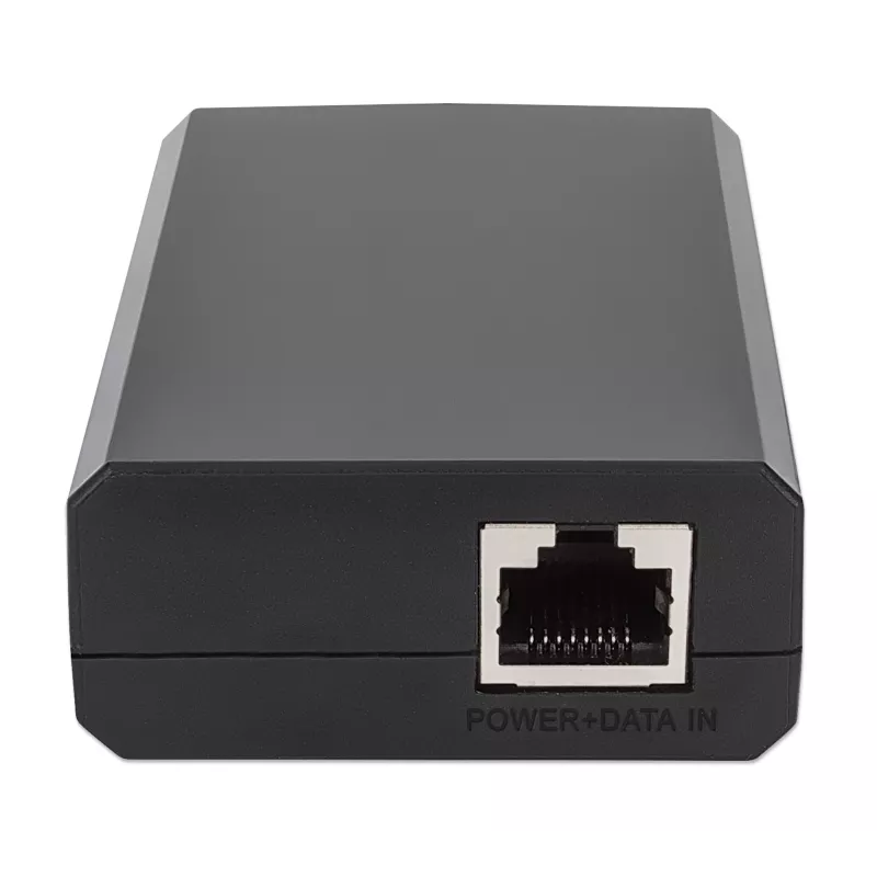 Intellinet PoE skirstytuvas su USB-C išvestimi, PoE++ / 4PPoE, Gigabit Ultra, IEEE 802.3bt, RJ45 įėjimo ir išėjimo prievadai, iki 45 W USB-C išvesties prievadas
