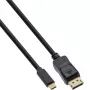 USB-C į DisplayPort laidas InLine 64121, 1 m