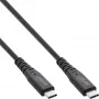 USB4 laidas InLine USB-C vyriškas į USB-C vyrišką, USB4 Gen 3x2, 40 Gbit/s, PD 240W, 8K@60Hz, TPE, 2 m