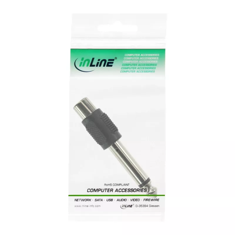 InLine garso adapteris 6,3 mm kištukas – RCA lizdas mono 99322