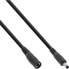 InLine DC ilginimo laidas, kištukas/lizdas 4.0x1.7mm, juodas, 3m