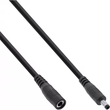 InLine DC ilginimo laidas, kištukas / lizdas 4,0x1,7 mm, juodas, 2 m
