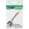 InLine SATA maitinimo adapterio laidas 3,5 colio / 15 kontaktų SATA su fiksatoriumi 0,15 m
