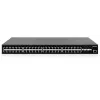 Intellinet 48 prievadų Gigabit Ethernet PoE+ valdomas jungiklis su šešiais 10G SFP+ jungtimis, 450 W PoE biudžetas, L2+/L3 Lite