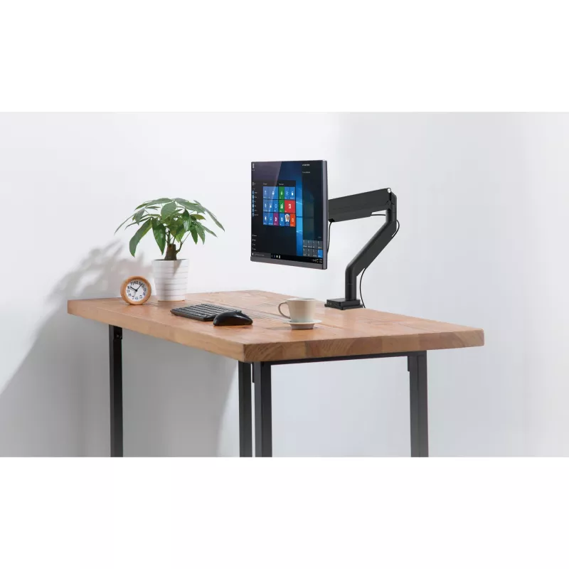 InLine stalinis laikiklis su kėlimu ir USB / garso išvestimi iki 82 cm, 32 colių, 9 kg