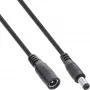 InLine DC ilginimo laidas, DC kištukas/lizdas 5.5x2.1mm, juodas, 0.5m