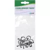 InLine Twist Ties 22 mm, juoda, 10 vnt. – daugkartiniai kabelių ir laidų rišikliai