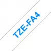 Brother TZE-FA4 etikečių juosta Mėlyna ant baltos