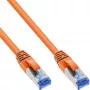 InLine Patch Laidas S/FTP PiMF Cat.6A be halogenų 500MHz oranžinis 2m