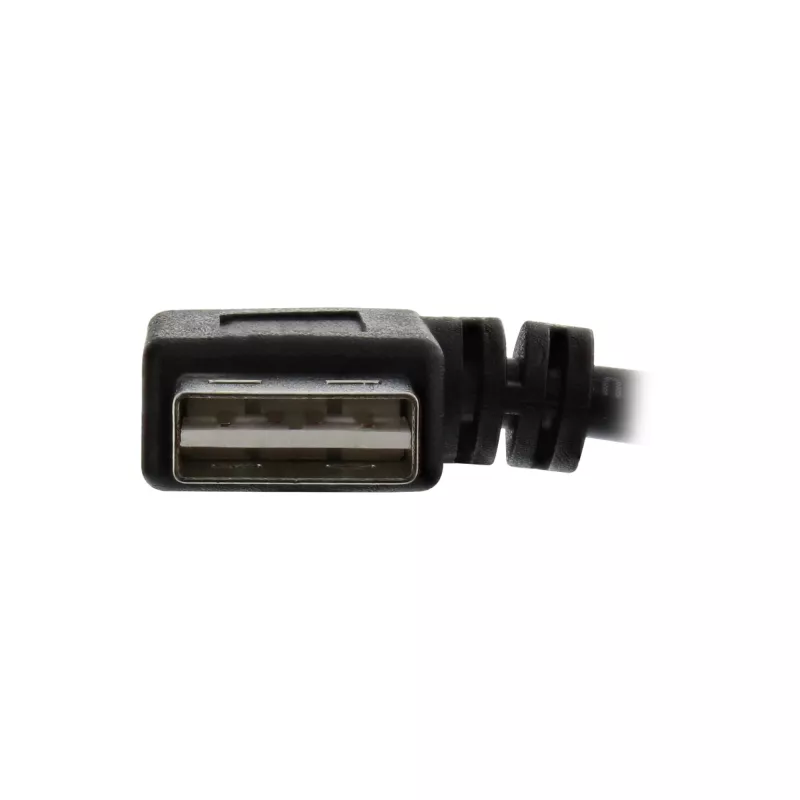 InLine USB 2.0 Smart Cable kampinis + reversinis Type A kištukas / lizdas juodas 1m