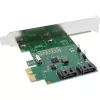InLine PCIe 2.0 x1 RAID kortelė su 2 SATA 6Gb/s prievadais, RAID 0/1/SPAN