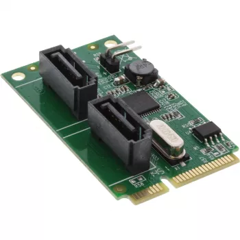 InLine Mini-PCIe 2.0 kortelė 2x SATA 6Gb/s RAID 0 / 1 / SPAN