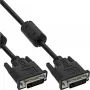 InLine DVI-D kabelis 24+1 vyriškas / vyriškas Dual Link su 2 ferito žiedais 10 m