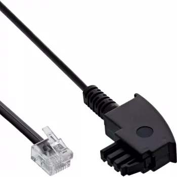 InLine ADSL skirstytuvas laidas TAE-F Vokiškas / 6P2C DEC kištukas 2m