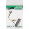 InLine maitinimo adapterio laidas, 2x SATA (vyras) / 8 kontaktų PCI-Express (vyras), 0,15 m
