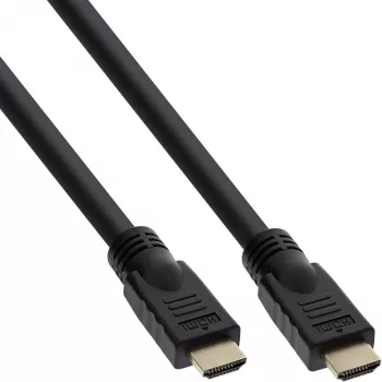 InLine High Speed HDMI laidas su Ethernet Premium 4K2K kištukas/kištukas juodas 7,5 m