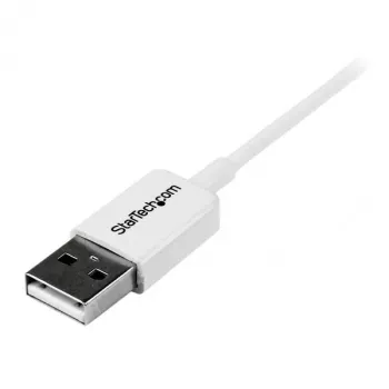 StarTech.com 1 m baltas Micro USB kabelis – USB A į Micro B