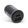 InLine USB automobilinis kroviklis su USB-A ir USB-C, juodas