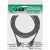 InLine USB 2.0 laidas su žemyn lenktu A tipo kištuku / B tipo kištuku, juodas, 3 m