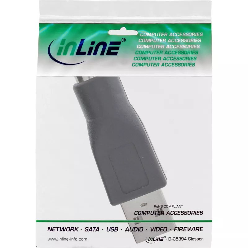InLine USB adapteris Type A kištukas / MD6 lizdas PS/2 lizdas