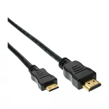 InLine HDMI mini laidas, High Speed HDMI, AM/CM, auksu padengti kontaktai, 5 m