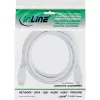 InLine HDMI 2.0b kabelis su Ethernet, 3 m, baltas, auksuoti kontaktai