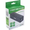 InLine USB 3.0 7 prievadų centras (hub) su aliumininiu korpusu ir 2,5A maitinimo šaltiniu