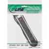 InLine Socket Strip aliumininis 6 lizdų su apsauga ir jungikliu, 1,5 m